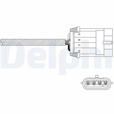 Lambda Sensor DELPHI ES11061-12B1