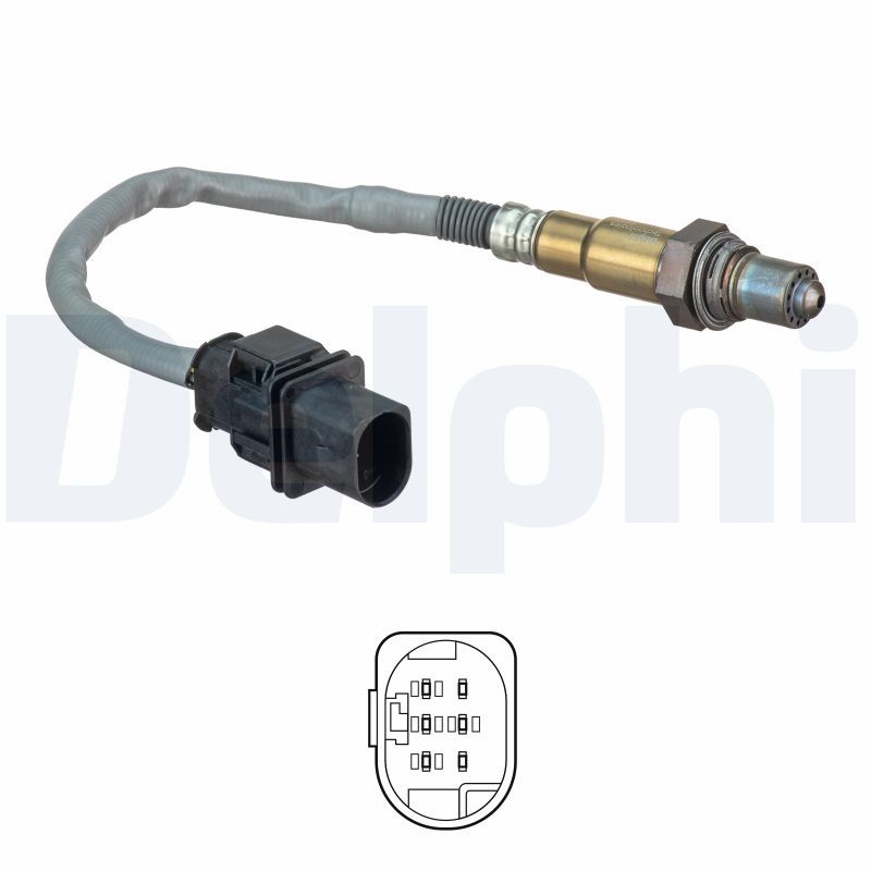 DELPHI ES20555-12B1 Lambda Sensor