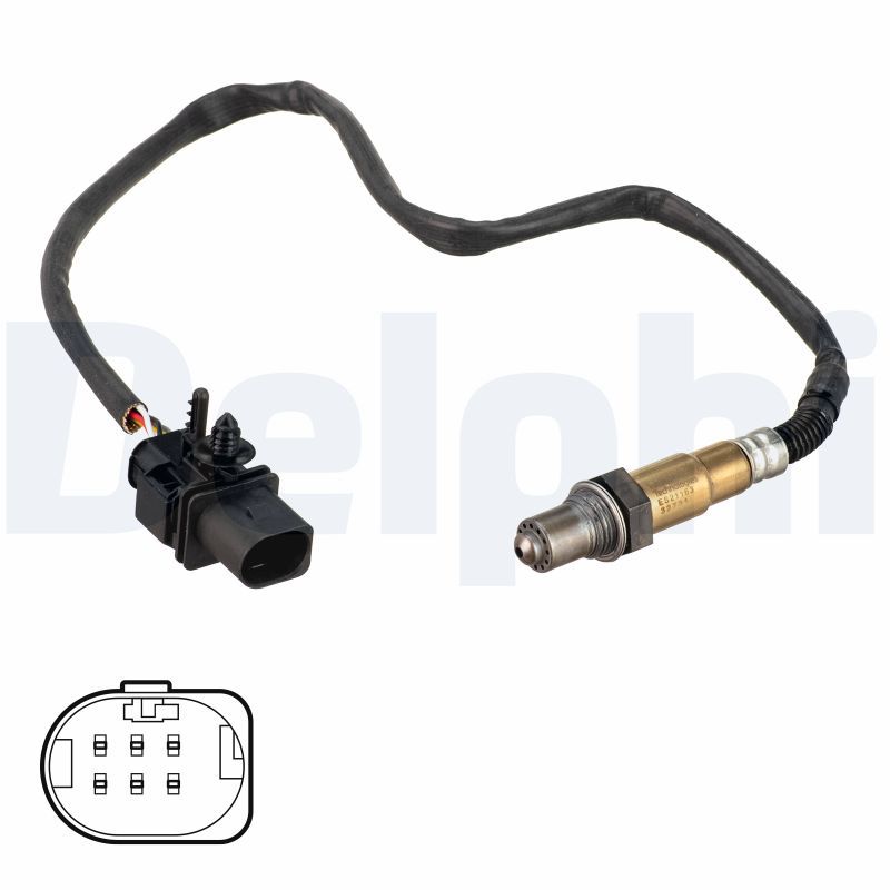 DELPHI ES21163-12B1 Lambda Sensor