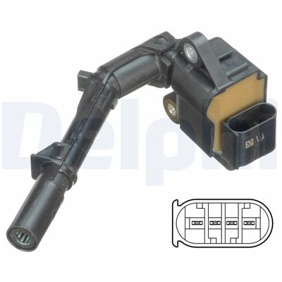 Ignition Coil DELPHI GN10690-12B1