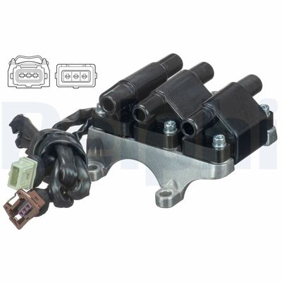 Ignition Coil DELPHI GN10806-12B1