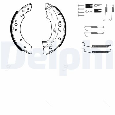 Brake Shoe Set DELPHI KP1089