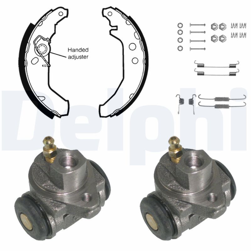 DELPHI KP780 Brake Shoe Set