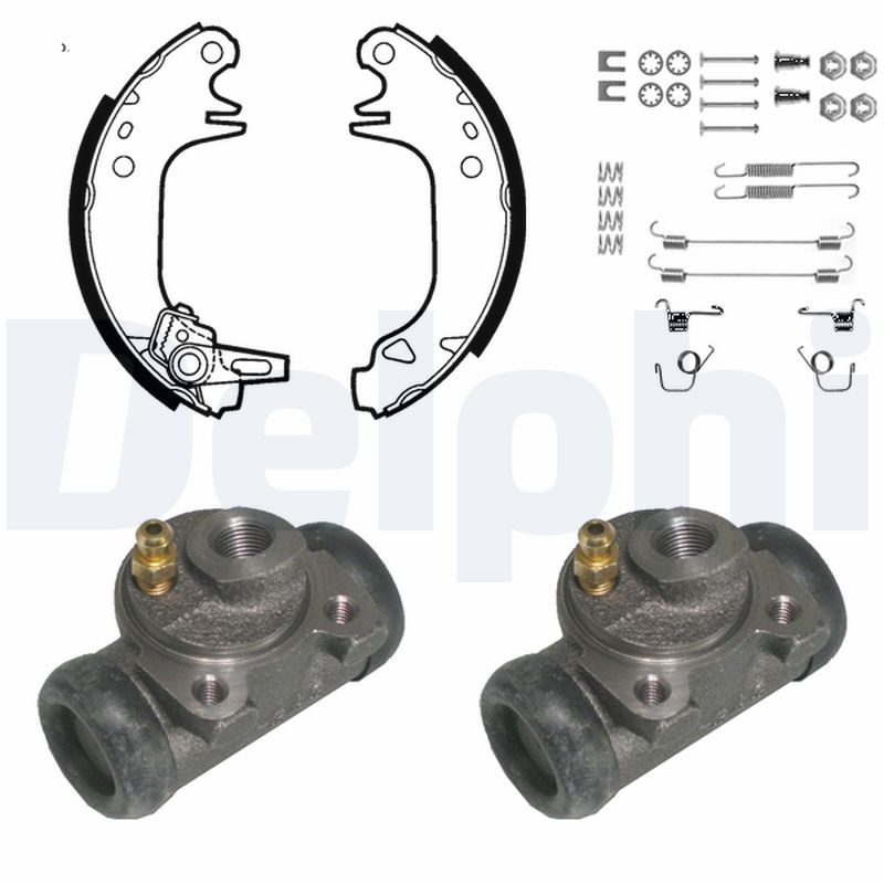 DELPHI KP786 Brake Shoe Set