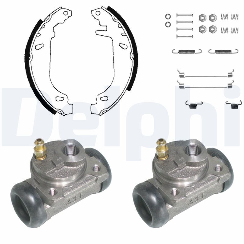 DELPHI KP823 Brake Shoe Set