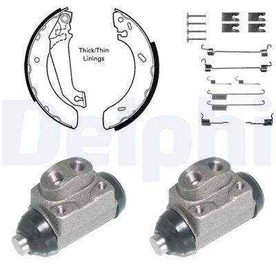 Brake Shoe Set DELPHI KP843