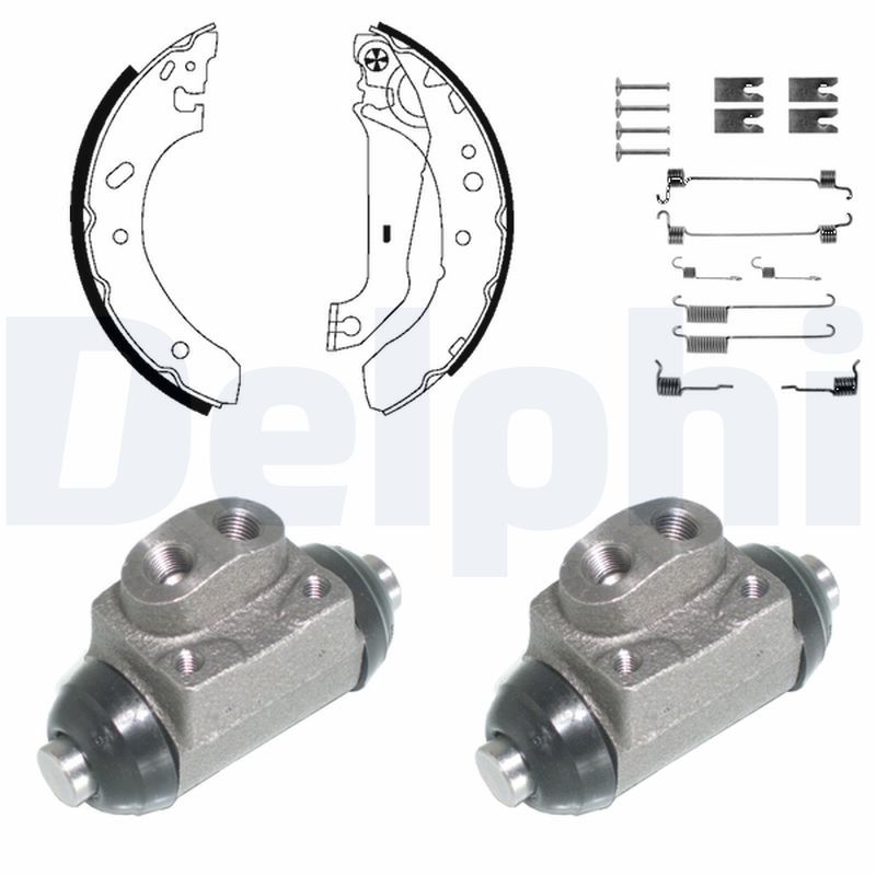 DELPHI KP940 Brake Shoe Set