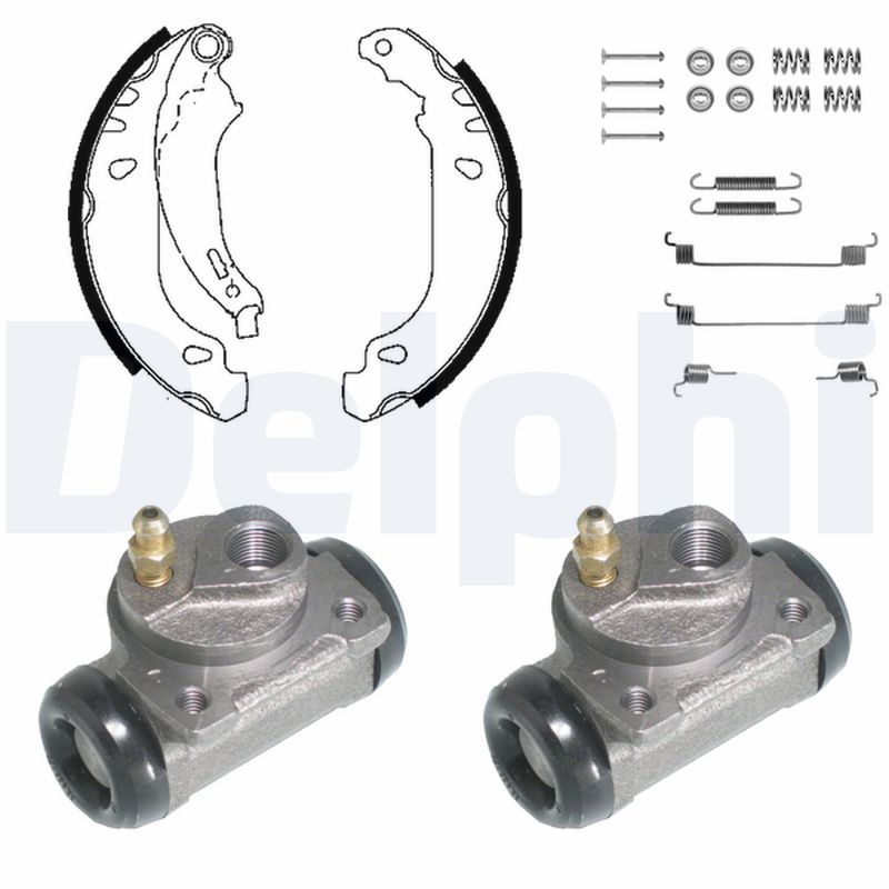 DELPHI KP982 Brake Shoe Set