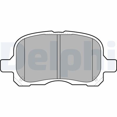 Brake Pad Set, disc brake DELPHI LP1302