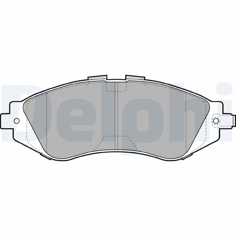 DELPHI LP1304 Brake Pad Set, disc brake