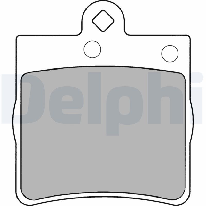 DELPHI LP1403 Brake Pad Set, disc brake