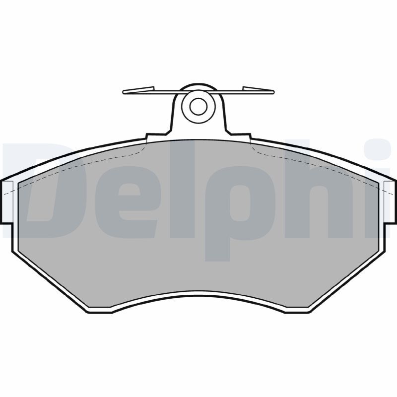 DELPHI LP1410 Brake Pad Set, disc brake