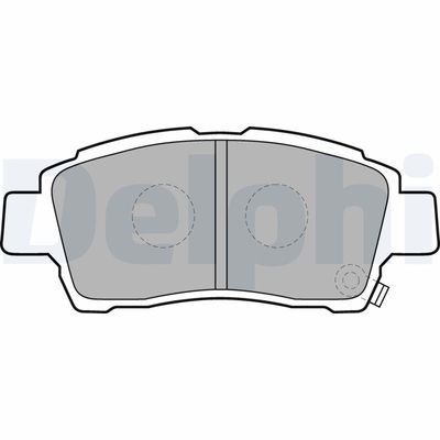 Brake Pad Set, disc brake DELPHI LP1414