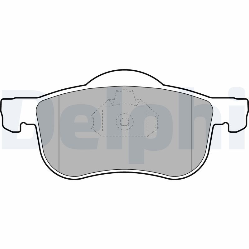 DELPHI LP1458 Brake Pad Set, disc brake