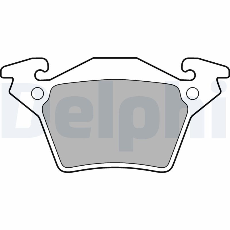 DELPHI LP1471 Brake Pad Set, disc brake