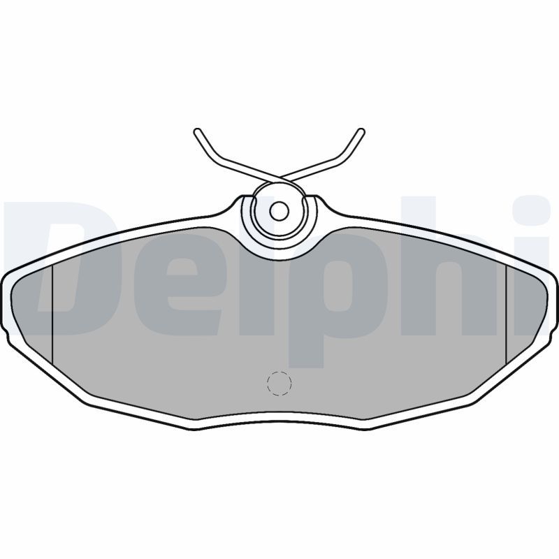 DELPHI LP1505 Brake Pad Set, disc brake