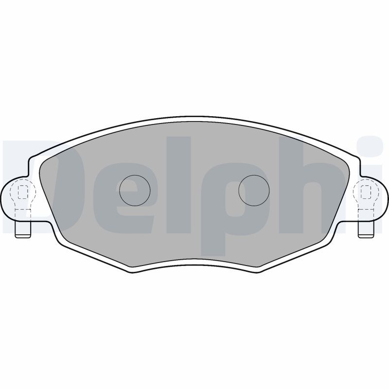 DELPHI LP1533 Brake Pad Set, disc brake