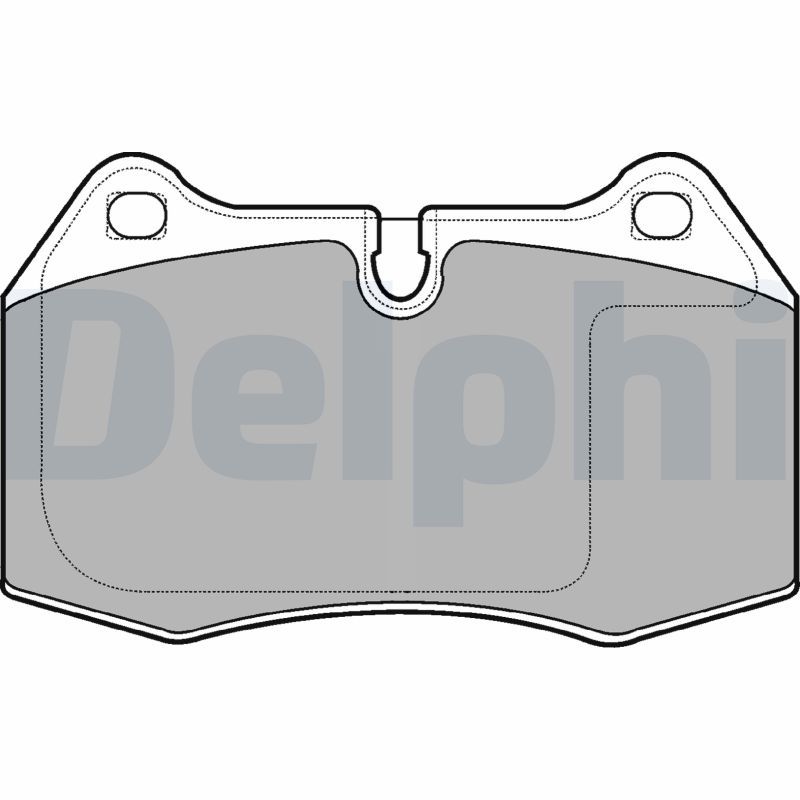 DELPHI LP1584 Brake Pad Set, disc brake