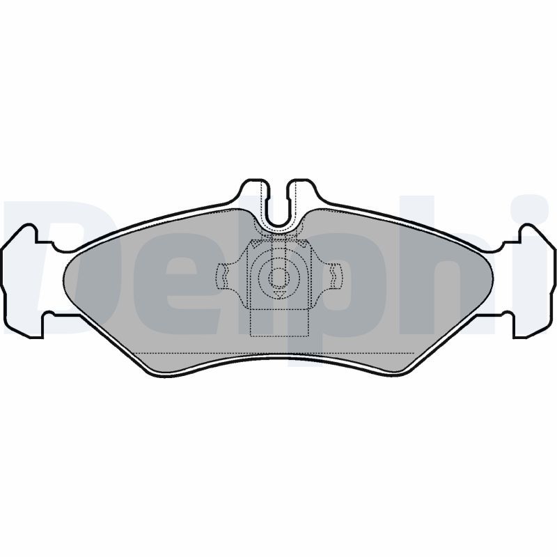 DELPHI LP1595 Brake Pad Set, disc brake