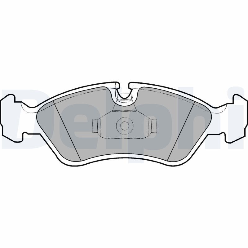 DELPHI LP1605 Brake Pad Set, disc brake