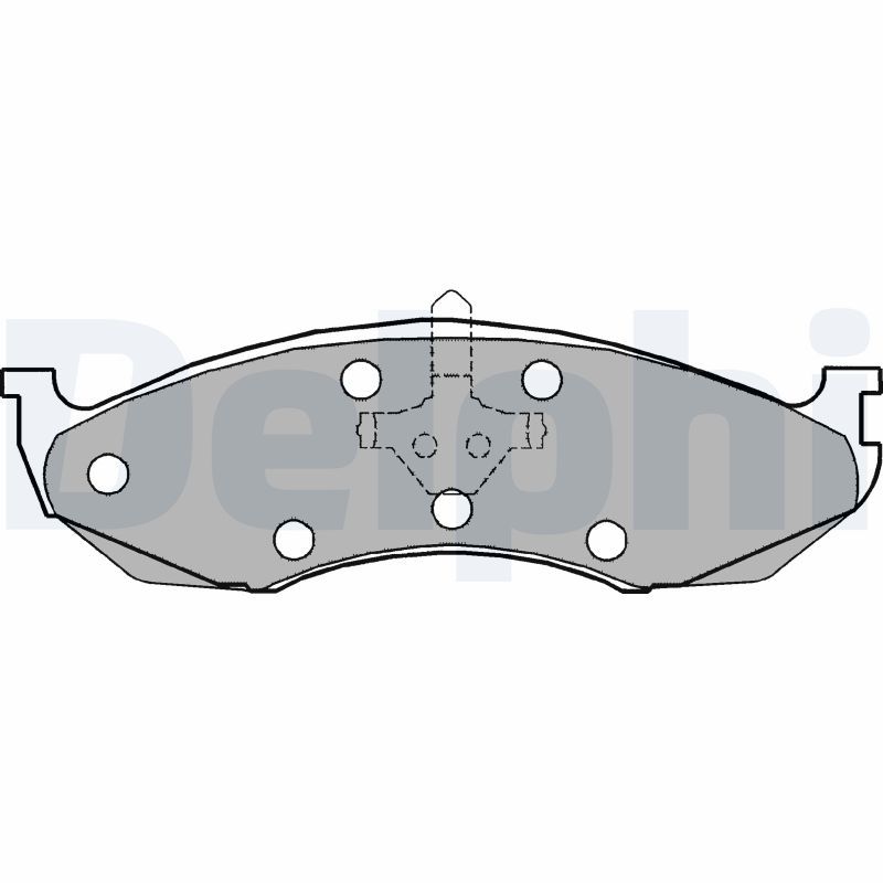 DELPHI LP1615 Brake Pad Set, disc brake