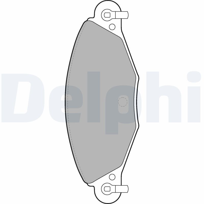 DELPHI LP1655 Brake Pad Set, disc brake