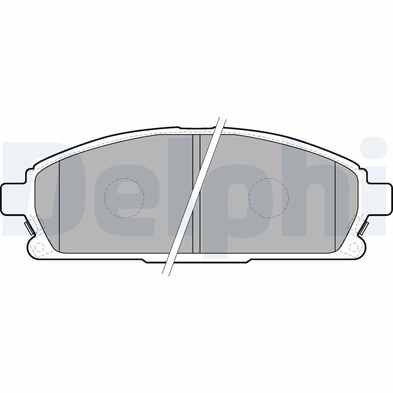 DELPHI LP1659 Brake Pad Set, disc brake