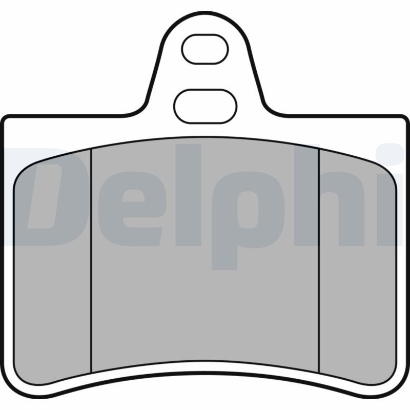 DELPHI LP1680 Brake Pad Set, disc brake