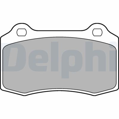 Brake Pad Set, disc brake DELPHI LP1700