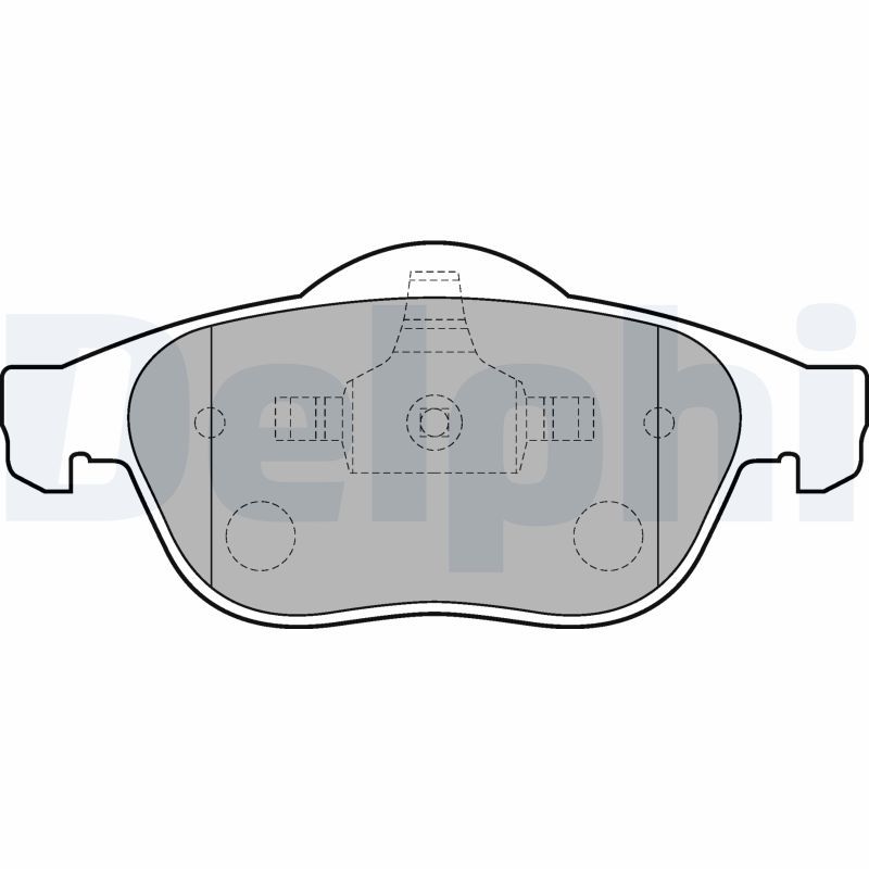 DELPHI LP1708 Brake Pad Set, disc brake