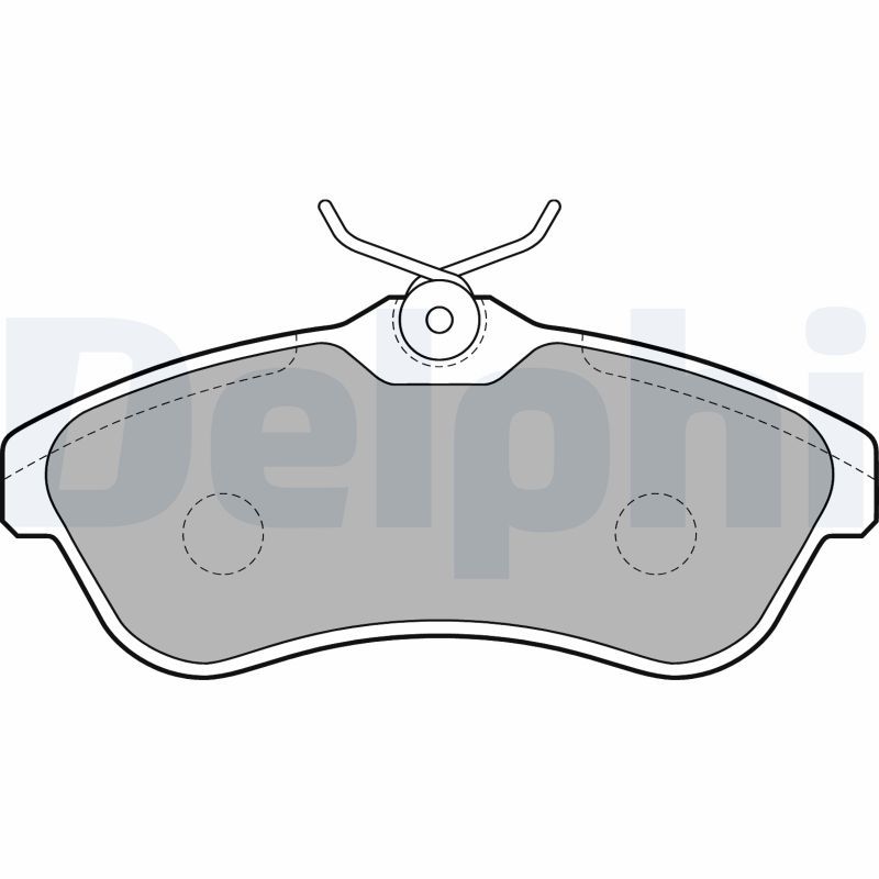 DELPHI LP1715 Brake Pad Set, disc brake