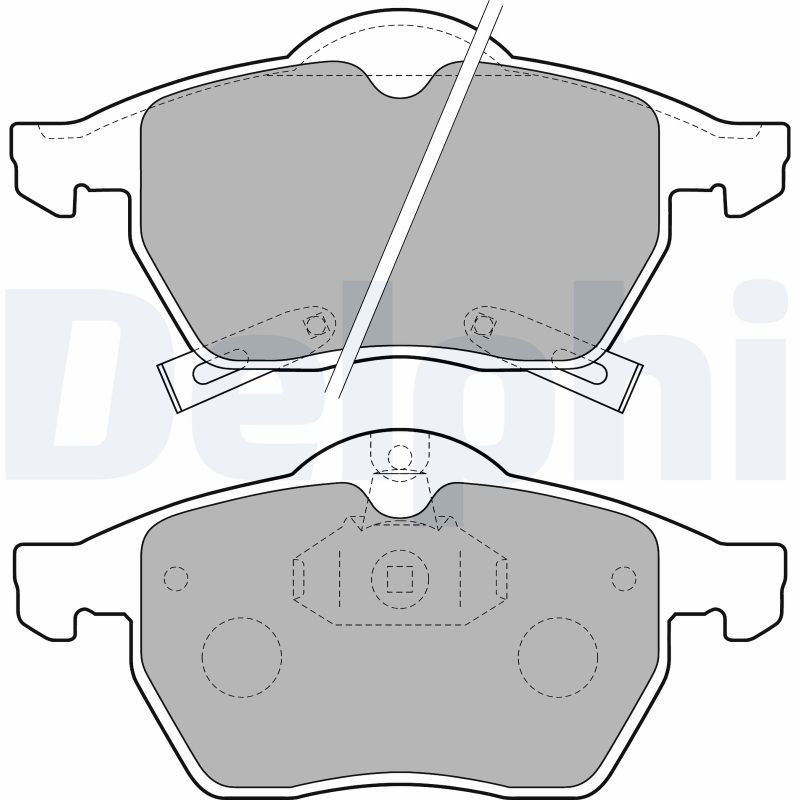 DELPHI LP1731 Brake Pad Set, disc brake