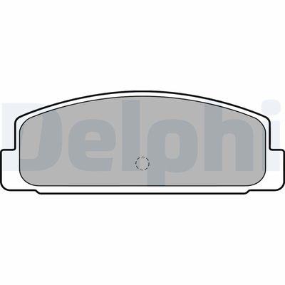 Brake Pad Set, disc brake DELPHI LP1766