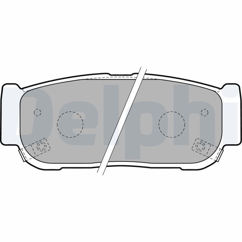 DELPHI LP1797 Brake Pad Set, disc brake