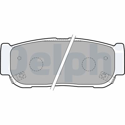 Brake Pad Set, disc brake DELPHI LP1797