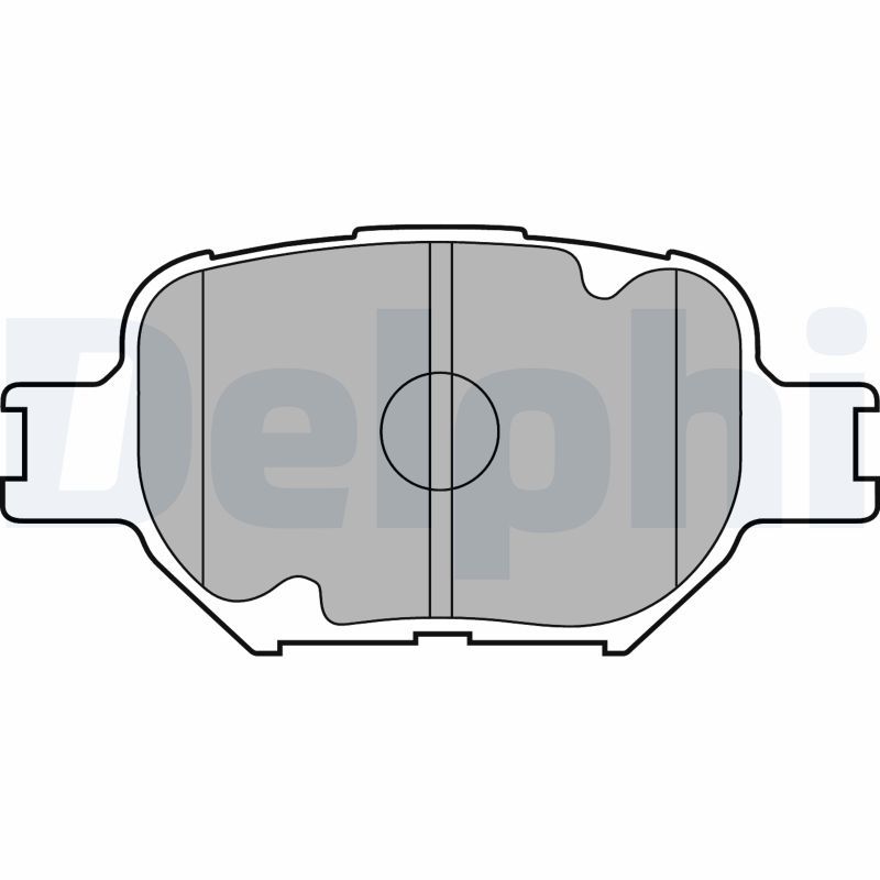 DELPHI LP1804 Brake Pad Set, disc brake