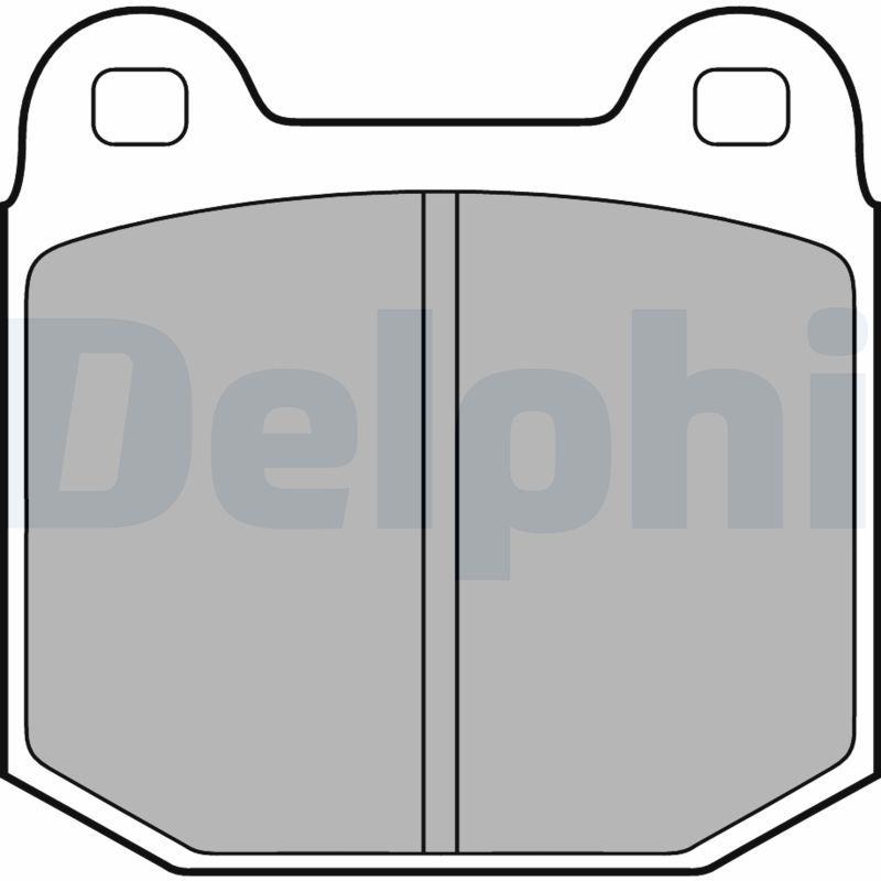 DELPHI LP1814 Brake Pad Set, disc brake