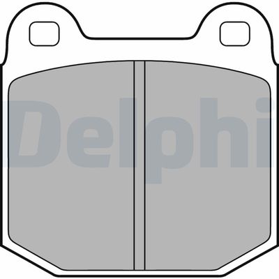 Brake Pad Set, disc brake DELPHI LP1814