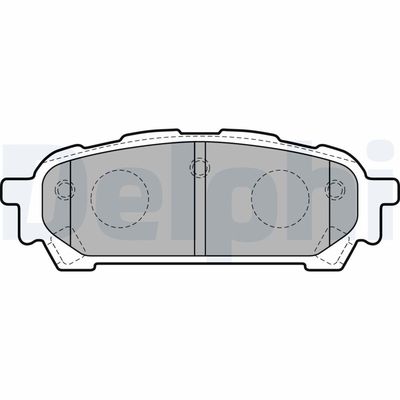 Brake Pad Set, disc brake DELPHI LP1822