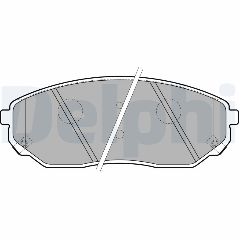 DELPHI LP1849 Brake Pad Set, disc brake