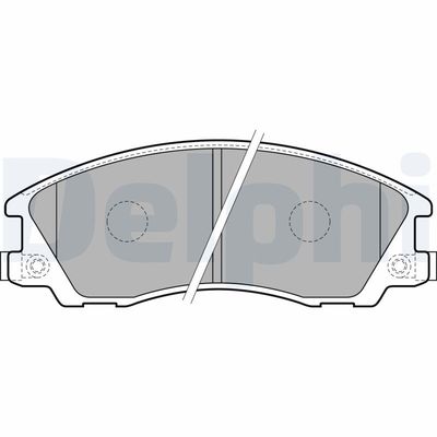 Brake Pad Set, disc brake DELPHI LP1853