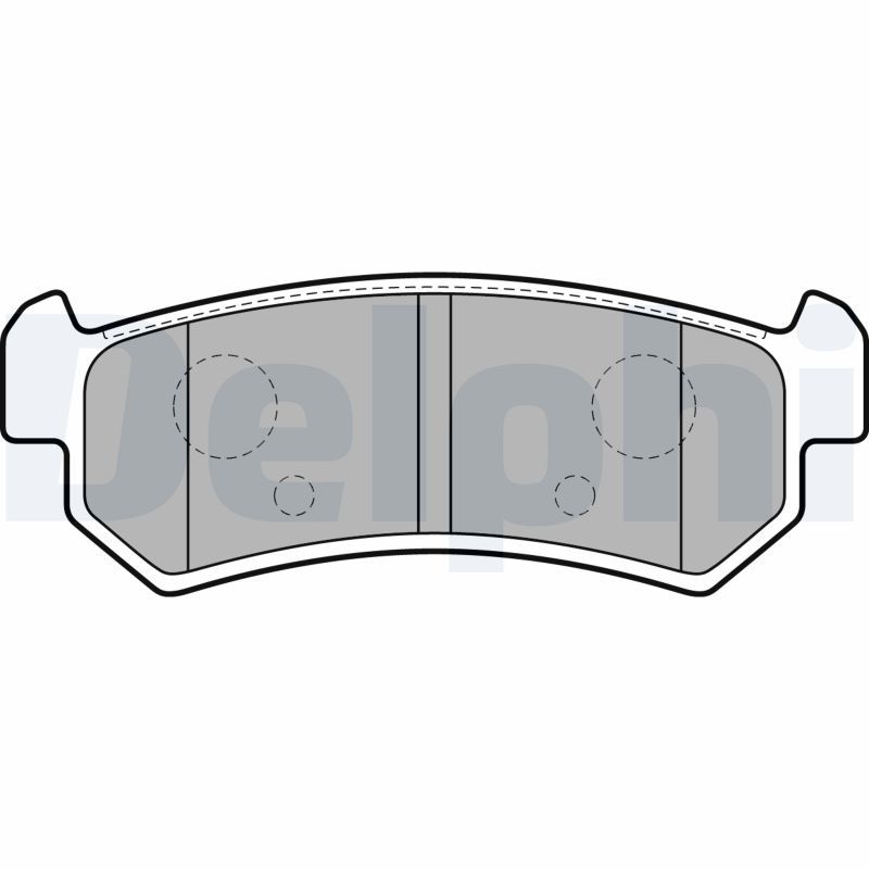 DELPHI LP1910 Brake Pad Set, disc brake