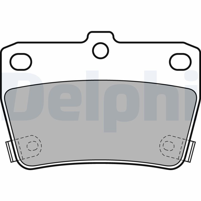 DELPHI LP1942 Brake Pad Set, disc brake