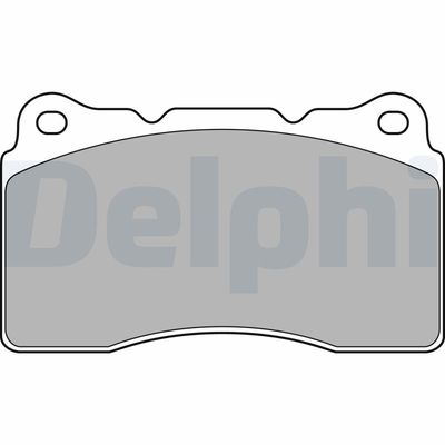 Brake Pad Set, disc brake DELPHI LP1944