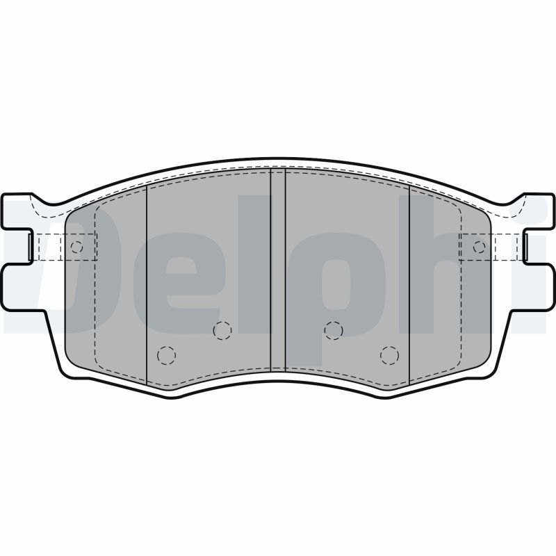 DELPHI LP1951 Brake Pad Set, disc brake