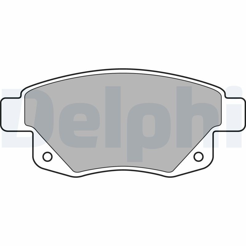 DELPHI LP1955 Brake Pad Set, disc brake