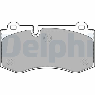 Brake Pad Set, disc brake DELPHI LP1980