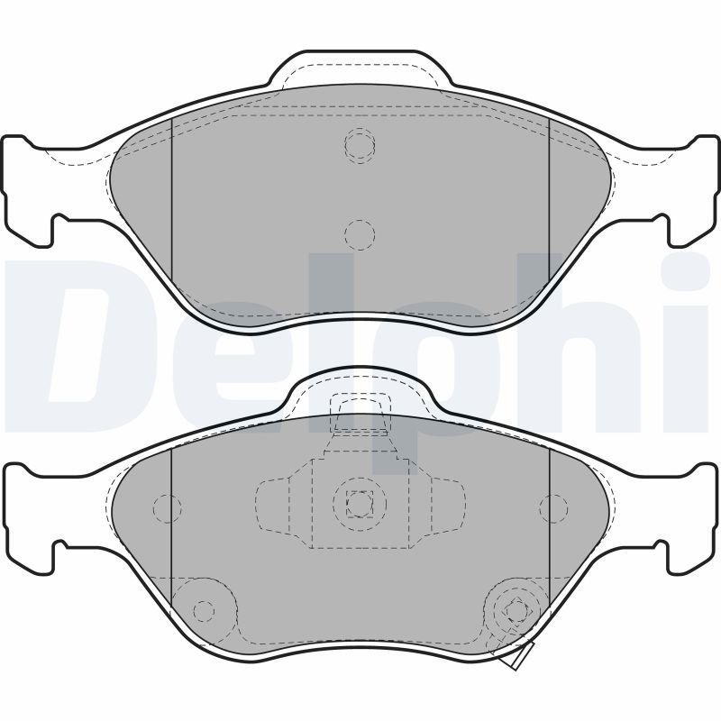 DELPHI LP2005 Brake Pad Set, disc brake