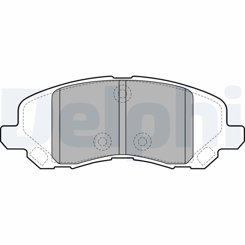 DELPHI LP2038 Brake Pad Set, disc brake