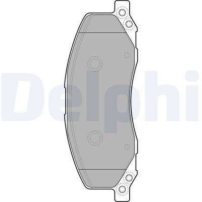 Brake Pad Set, disc brake DELPHI LP2082